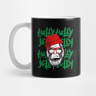 Christmas Holly Jolly BigFoot Mug